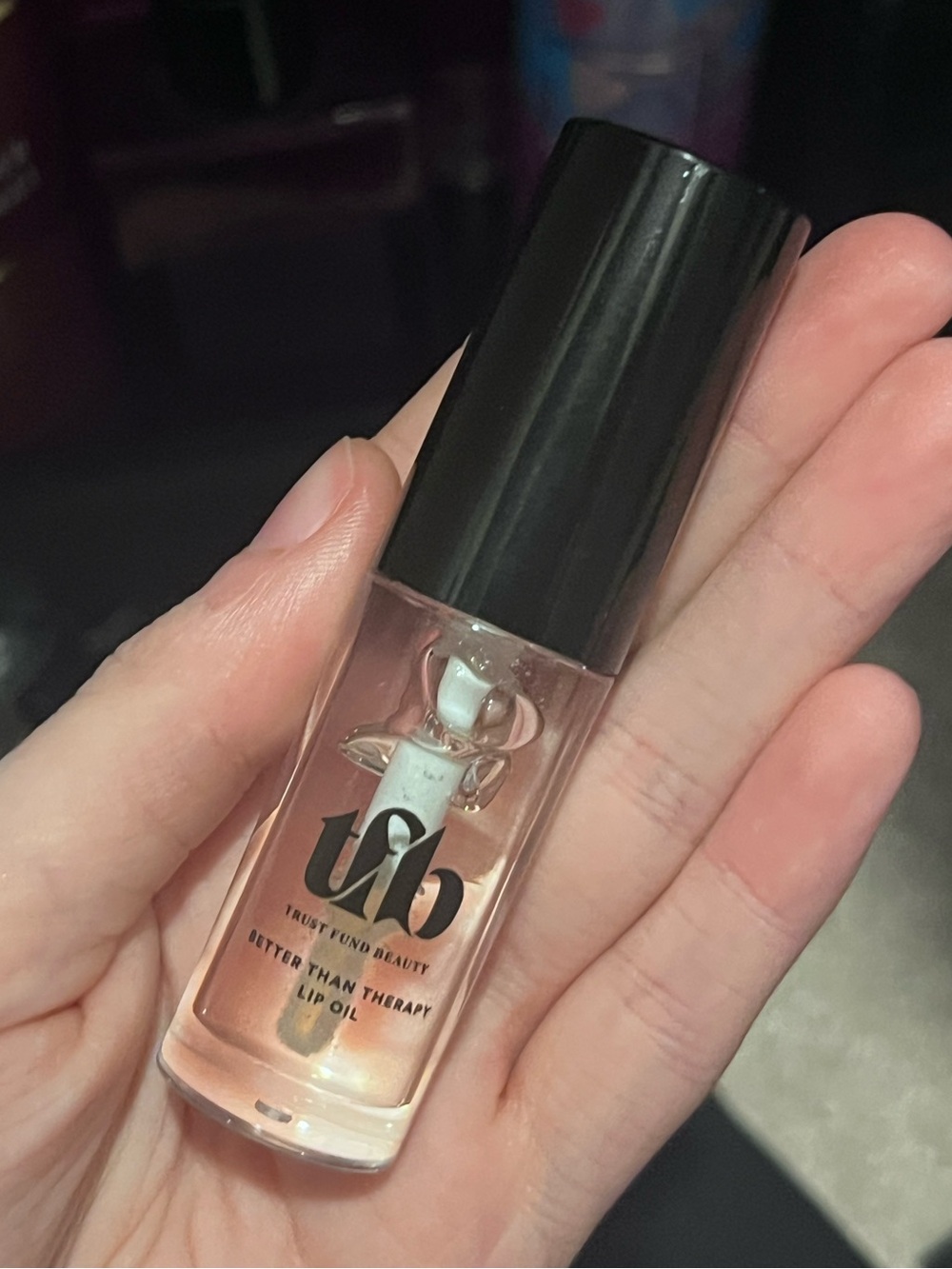 Trust Fund Beauty Better Than Therapy Lip Oil - Clear Gloss
